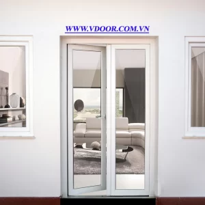 CỬA ĐI HAI CÁNH MỞ QUAY CHO CĂN HỘ CAO CẤP