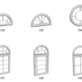 CỬA SỔ VÒM CONG HIỆN ĐẠI CHO NGÔI NHÀ ĐẲNG CẤP