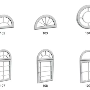 CỬA SỔ VÒM CONG HIỆN ĐẠI CHO NGÔI NHÀ ĐẲNG CẤP