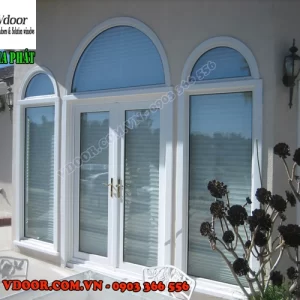 CỬA NHỰA CỬA SỔ VÒM LÕI THÉP THIẾT KẾ HIỆN ĐẠI
