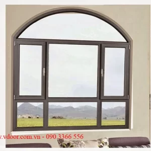 CỬA NHÔM VÒM CHO NGÔI NHÀ TINH TẾ