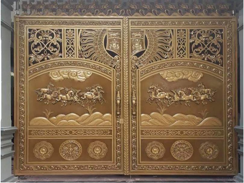 Cổng nhôm đúc, cổng nhôm đúc giá rẻ, xưởng gia công cổng nhôm đúc, cổng nhôm đúc cao cấp, Cổng nhôm đúc Mã đáo thành công