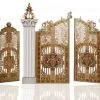 Cổng nhôm đúc phù điêu Buckingham