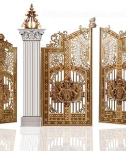 Cổng nhôm đúc phù điêu Buckingham