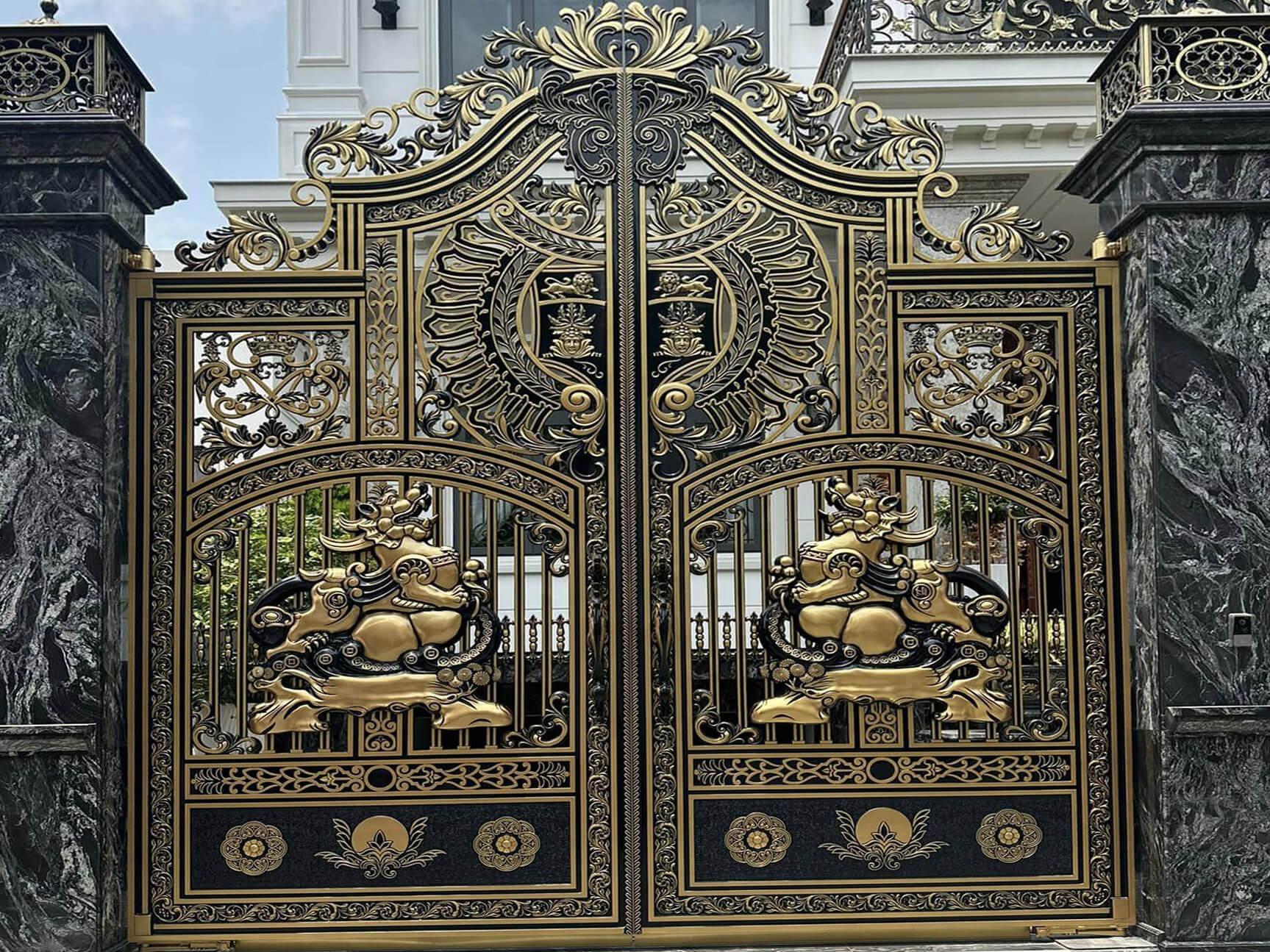 Cổng nhôm đúc, cổng nhôm đúc giá rẻ, cổng nhôm đúc cao cấp, giá cổng nhôm đúc, cổng hôm đúc sài gòn