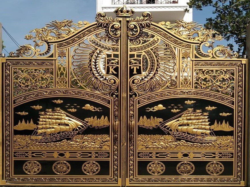 cửa cổng nhôm đúc, cổng nhôm đúc cao cấp, cửa cổng nhôm đúc, cổng nhôm đúc giá rẻ, xưởng sản xuất cổng nhôm đúc, gia công cổng nhôm đúc theo yêu cầu