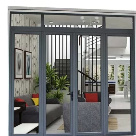 CỬA ĐI MỞ QUAY 4 CÁNH NHÔM SOCO HỆ 65