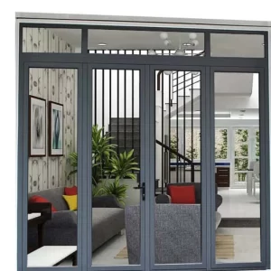 CỬA ĐI MỞ QUAY 4 CÁNH NHÔM SOCO HỆ 65