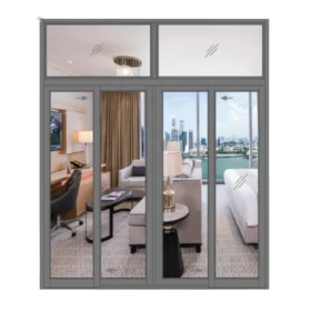 CỬA SỔ MỞ QUAY 4 CÁNH GHÉP FIX RỜI NHÔM MAXPRO HỆ 58