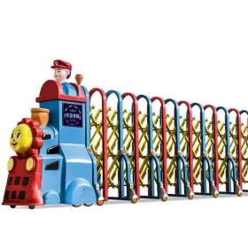 CỔNG XẾP INOX TỰ ĐỘNG