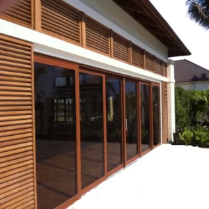 CỬA ĐI MỞ TRƯỢT 6 CÁNH 3 RAY NHÔM MAXPRO HỆ 115