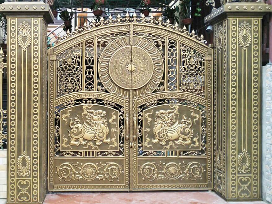 Cổng nhôm đúc, cổng nhôm đúc giá rẻ, cổng nhôm đúc cao cấp, giá cổng nhôm đúc, cổng hôm đúc sài gòn