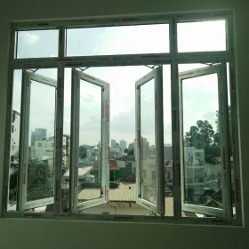 CỬA SỔ MỞ QUAY 4 CÁNH NHÔM XINGFA