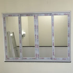 CỬA SỔ MỞ LÙA 4 CÁNH NHÔM XINGFA