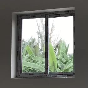 CỬA SỔ MỞ LÙA 2 CÁNH NHÔM XINGFA