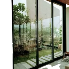 CỬA ĐI MỞ TRƯỢT 3 CÁNH 3 RAY NHÔM MAXPRO HỆ 115