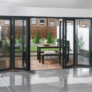 CỬA XẾP TRƯỢT 6 CÁNH NHÔM SOCO HỆ 75