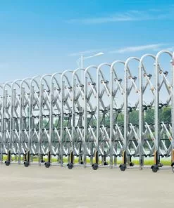 Cổng xếp inox tự động B – 03