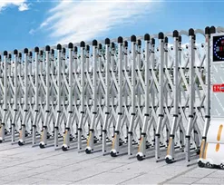 Cổng xếp inox tự động B – 06