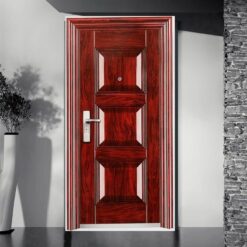 3 panel embossed hollow metal door china security door - Cửa Thép Vân Gỗ 3 Tấm Cao Cấp, Bền Đẹp - Giá Tốt Nhất