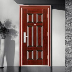 6 panel stamped steel doors embossed panel doors - Cửa Thép Vân Gỗ 6 Cánh Cao Cấp - Bền Đẹp, An Toàn Tuyệt Đối