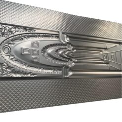 checkered iron door panel stamped metal door skin door design - Cửa Da Kim Loại Dập Nổi Cao Cấp - Bền Đẹp, Đẳng Cấp