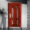 exterior front wrought iron steel door hollow metal door - Cửa Hợp Kim Thép Sang Trọng Cao Cấp, Bền Đẹp, Giá Tốt Nhất