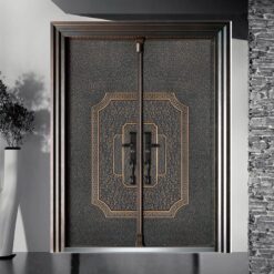 exterior italian style security armoured door cast aluminum door - Cửa Thép An Ninh Nhôm Đúc Kiểu Ý Bền Đẹp, An Toàn, Giá Tốt