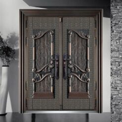luxury bulletproof entrance door casting aluminum exterior door - Cửa Nhôm Đúc Ngoài Trời Cao Cấp, Bền Đẹp, Giá Tốt Nhất