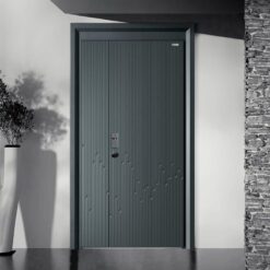 luxury exterior main entry wrought iron design security steel door - Cửa Thép Rèn Ngoại Thất bền đẹp, chống trộm, chính hãng