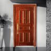 modern front entry doors exterior metal steel security doors - Cửa Thép Vân Gỗ Pano Cao Cấp, Bền Đẹp, Ưu Đãi Hấp Dẫn