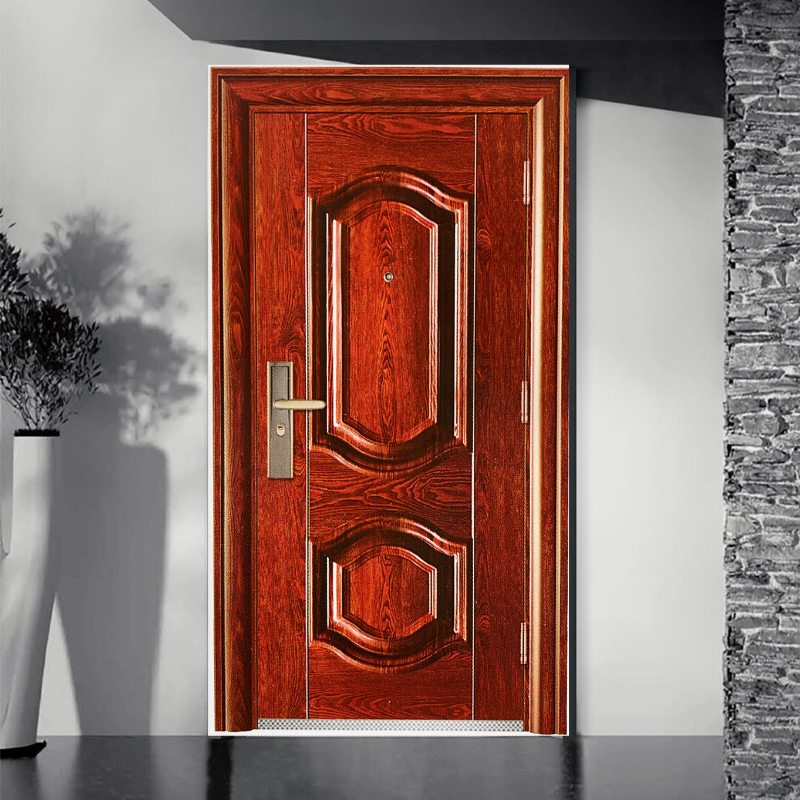 Cửa Thép Vân Gỗ Cao Cấp Giá Rẻ - Bền Đẹp, Sang Trọng nigeria exterior steel door steel door wood grain finish - Cửa Thép Vân Gỗ Cao Cấp Giá Rẻ - Bền Đẹp, Sang Trọng