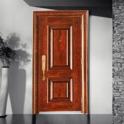 steel exterior door 2 panel modern metal front door - Cửa Thép Mặt Tiền Bền Đẹp, An Toàn, Giá Tốt Cho Ngôi Nhà Bạn