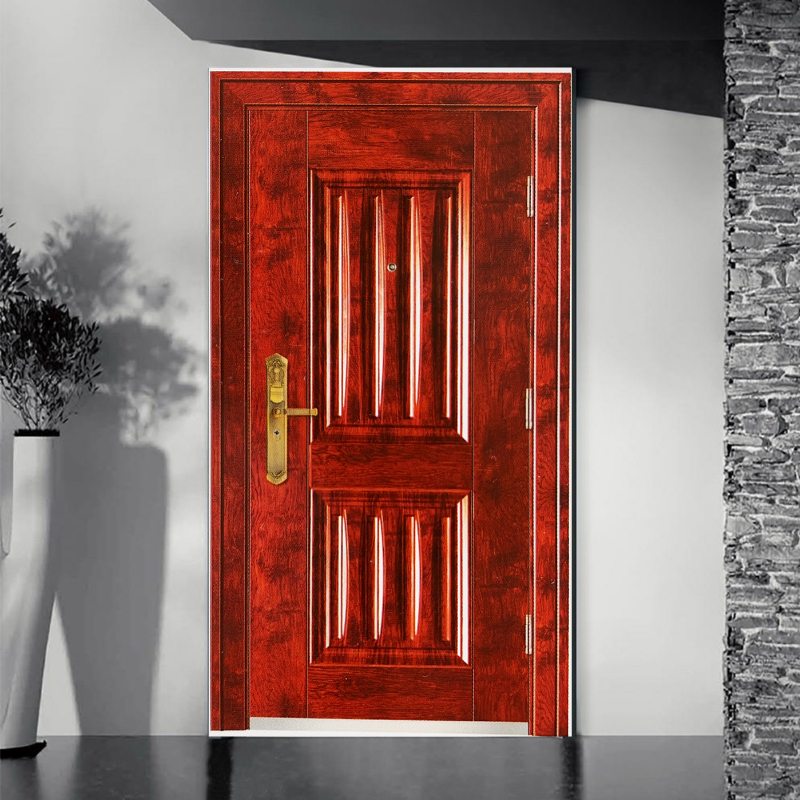 Cửa Thép Vân Gỗ Cao Cấp Chính Hãng, Bền Đẹp, Giá Tốt steel wood grain exterior doors metal door frame - Cửa Thép Vân Gỗ Cao Cấp Chính Hãng, Bền Đẹp, Giá Tốt